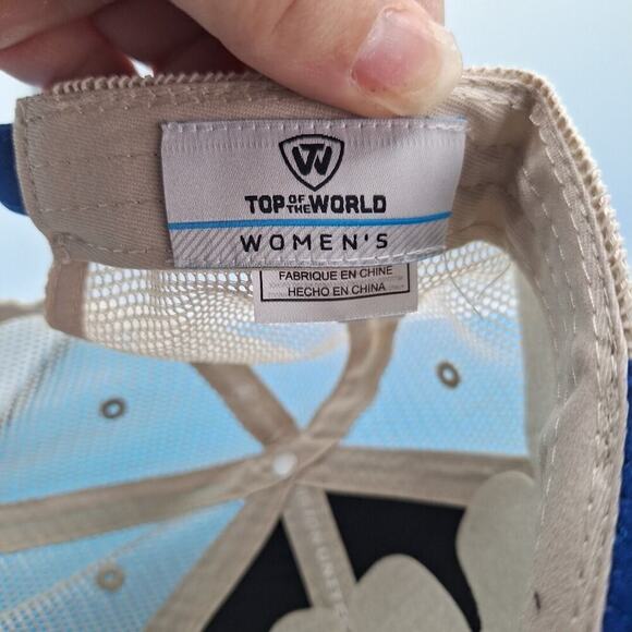 Kentucky Wildcats Dad Hat Cap Strap Back Mesh Soft Flexible Bill Womens Blue - Picture 7 of 7